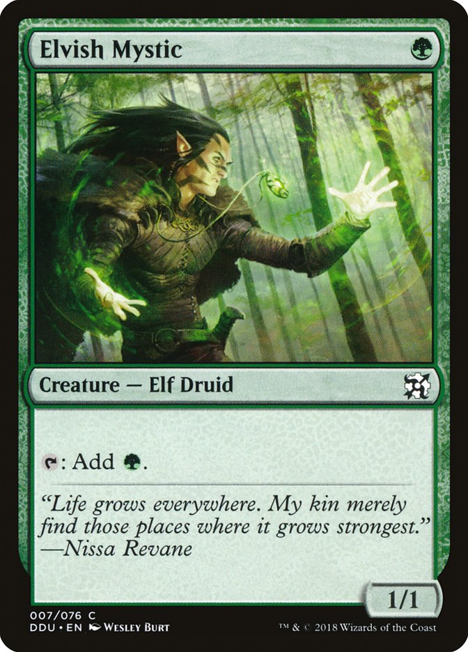 Elvish Mystic [Duel Decks: Elves vs. Inventors] | Good Games Morley