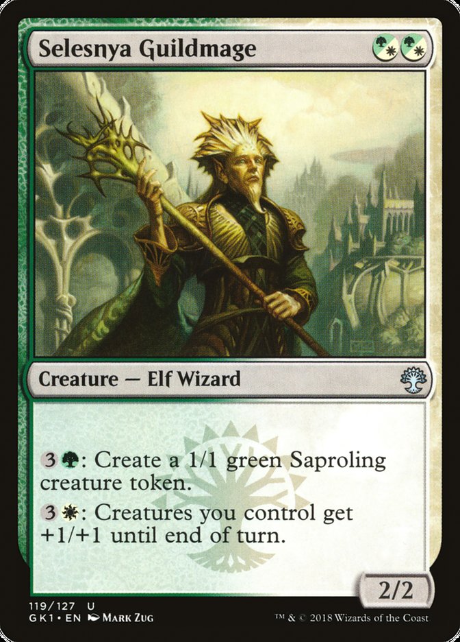 Selesnya Guildmage [Guilds of Ravnica Guild Kit] | Good Games Morley