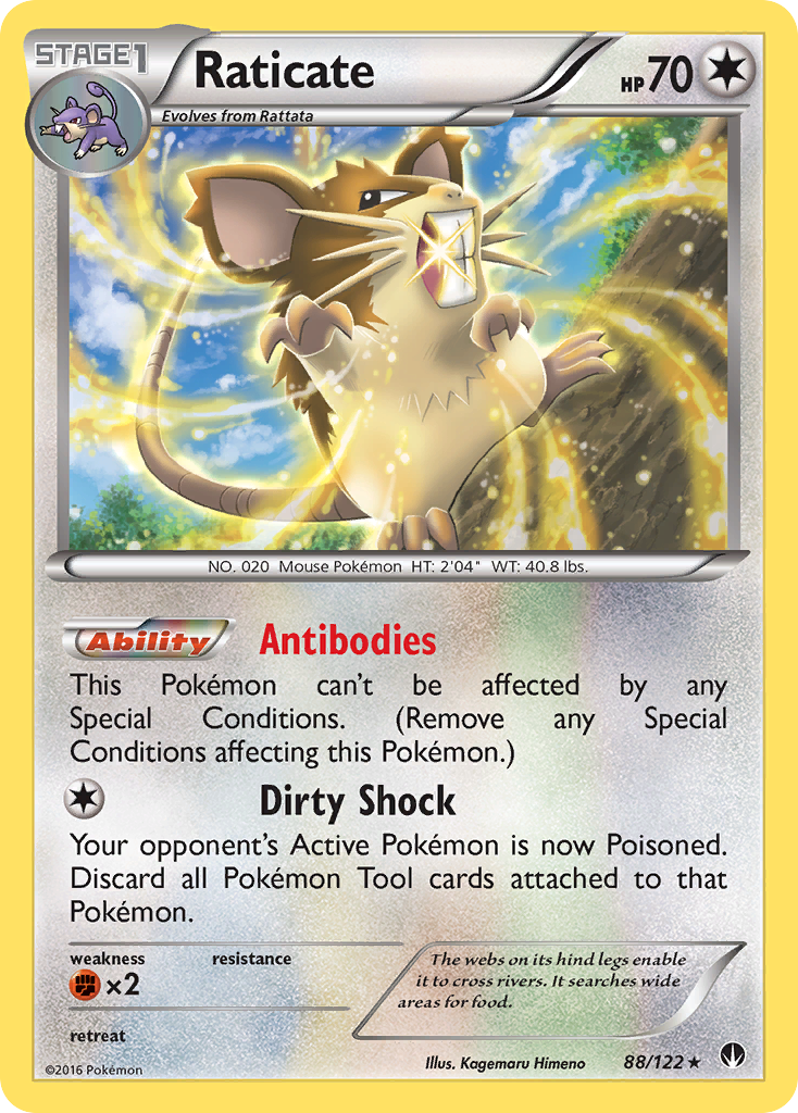 Raticate (88/122) [XY: BREAKpoint] | Good Games Morley