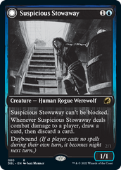 Suspicious Stowaway // Seafaring Werewolf [Innistrad: Double Feature] | Good Games Morley