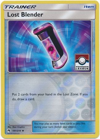 Lost Blender (181/214) (League Promo) [Sun & Moon: Lost Thunder] | Good Games Morley