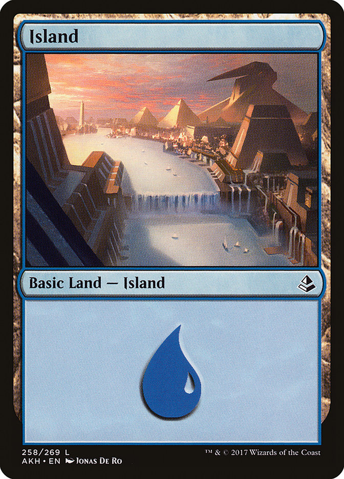Island (258) [Amonkhet] | Good Games Morley