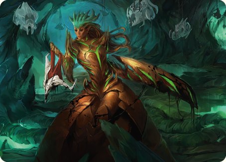 Glissa Sunslayer Art Card [Phyrexia: All Will Be One Art Series] | Good Games Morley