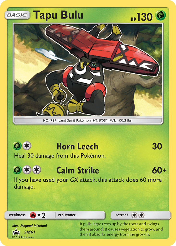 Tapu Bulu (SM61) [Sun & Moon: Black Star Promos] | Good Games Morley
