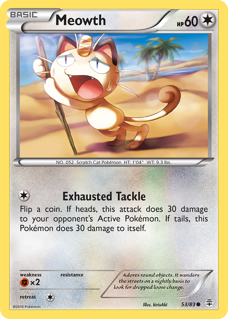 Meowth (53/83) [XY: Generations] | Good Games Morley