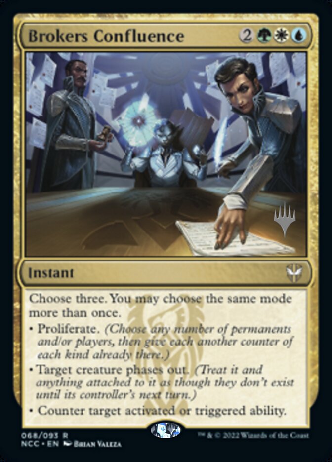 Brokers Confluence (Promo Pack) [Streets of New Capenna Commander Promos] | Good Games Morley