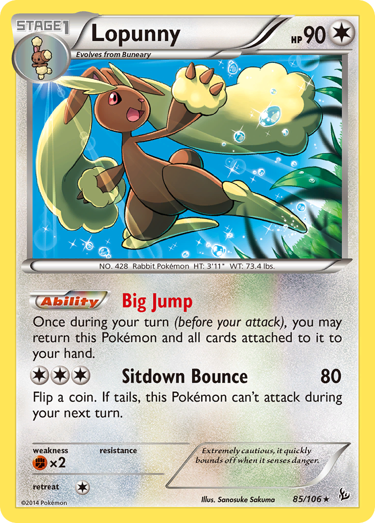 Lopunny (85/106) [XY: Flashfire] | Good Games Morley