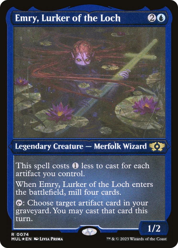 Emry, Lurker of the Loch (Foil Etched) [Multiverse Legends] | Good Games Morley