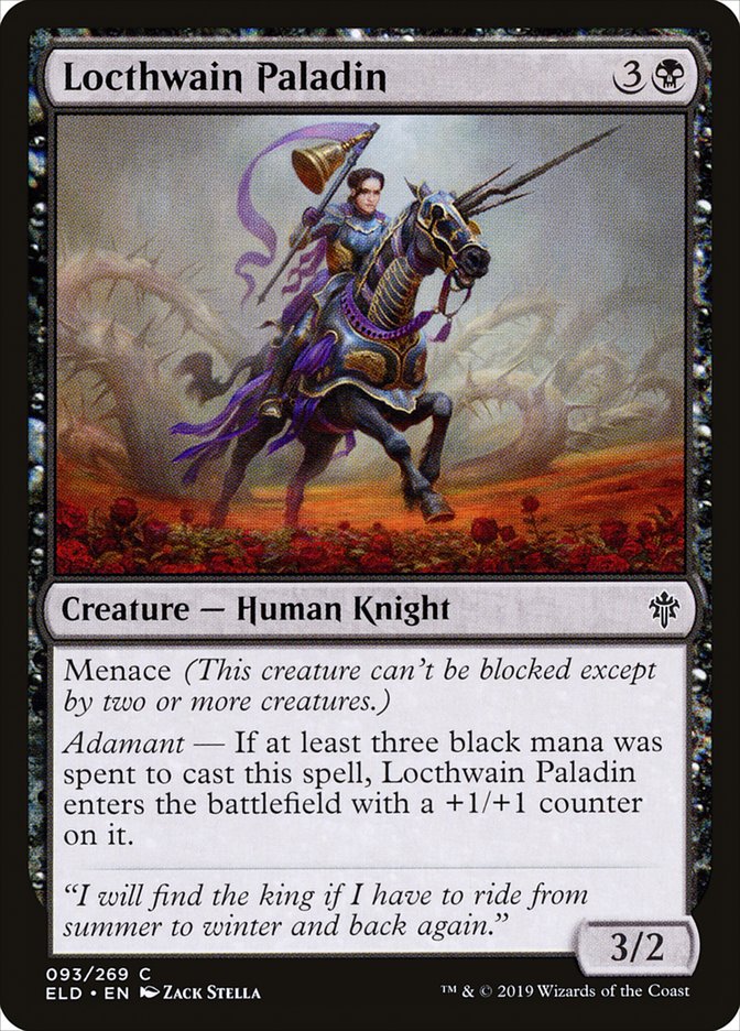 Locthwain Paladin [Throne of Eldraine] | Good Games Morley
