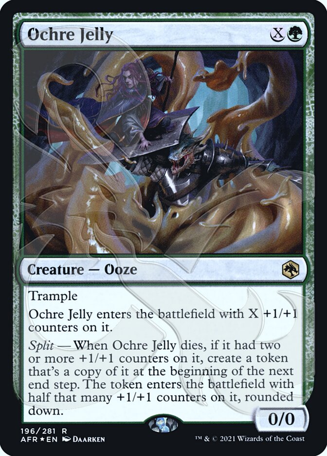 Ochre Jelly (Ampersand Promo) [Dungeons & Dragons: Adventures in the Forgotten Realms Promos] | Good Games Morley