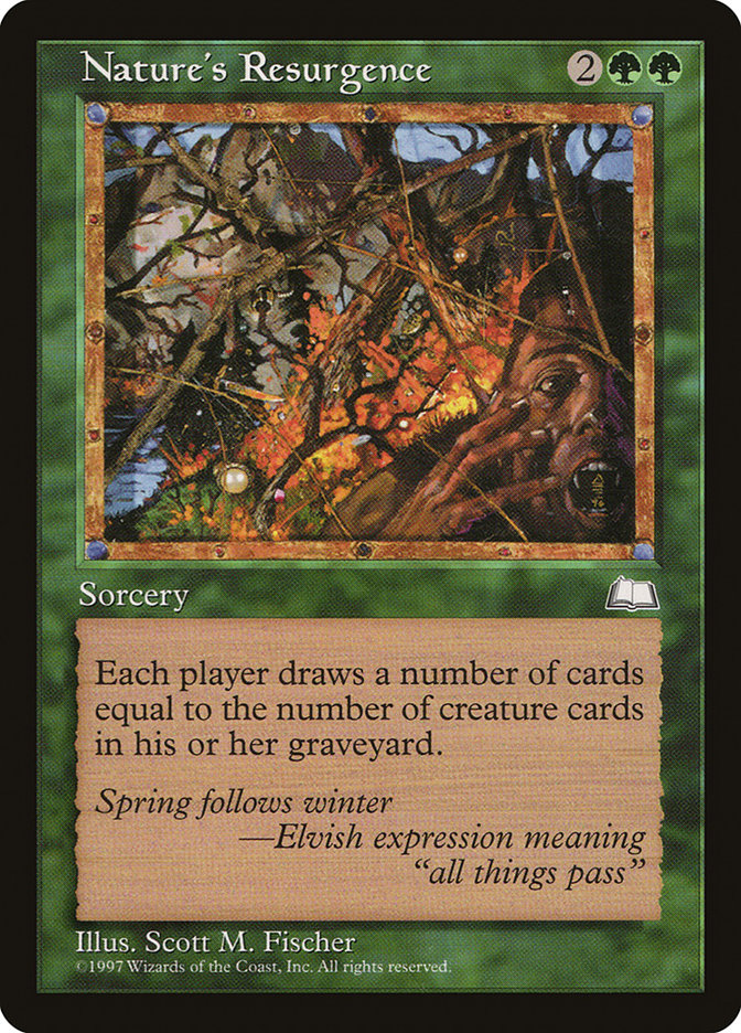 Nature's Resurgence [Weatherlight] | Good Games Morley
