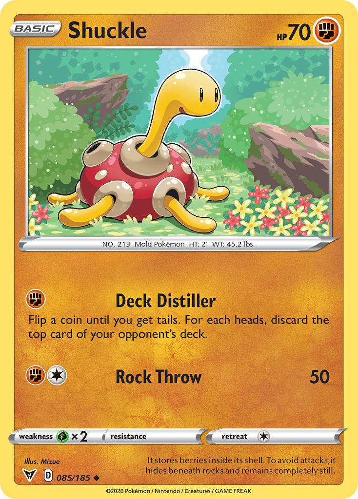 Shuckle (085/185) [Sword & Shield: Vivid Voltage] | Good Games Morley