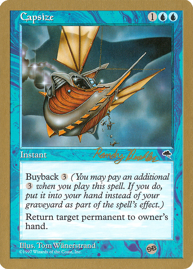 Capsize (Randy Buehler) (SB) [World Championship Decks 1998] | Good Games Morley