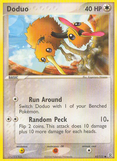 Doduo (62/112) [EX: FireRed & LeafGreen] | Good Games Morley