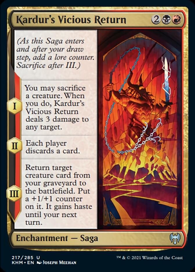 Kardur's Vicious Return [Kaldheim] | Good Games Morley