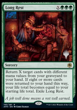 Long Rest (Promo Pack) [Dungeons & Dragons: Adventures in the Forgotten Realms Promos] | Good Games Morley