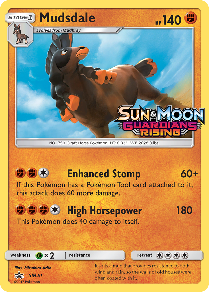 Mudsdale (SM20) [Sun & Moon: Black Star Promos] | Good Games Morley