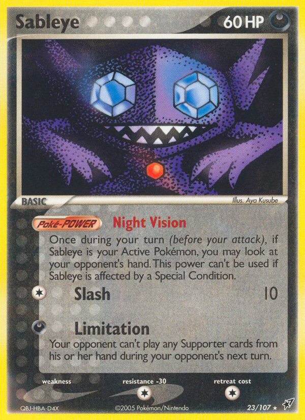 Sableye (23/107) [EX: Deoxys] | Good Games Morley