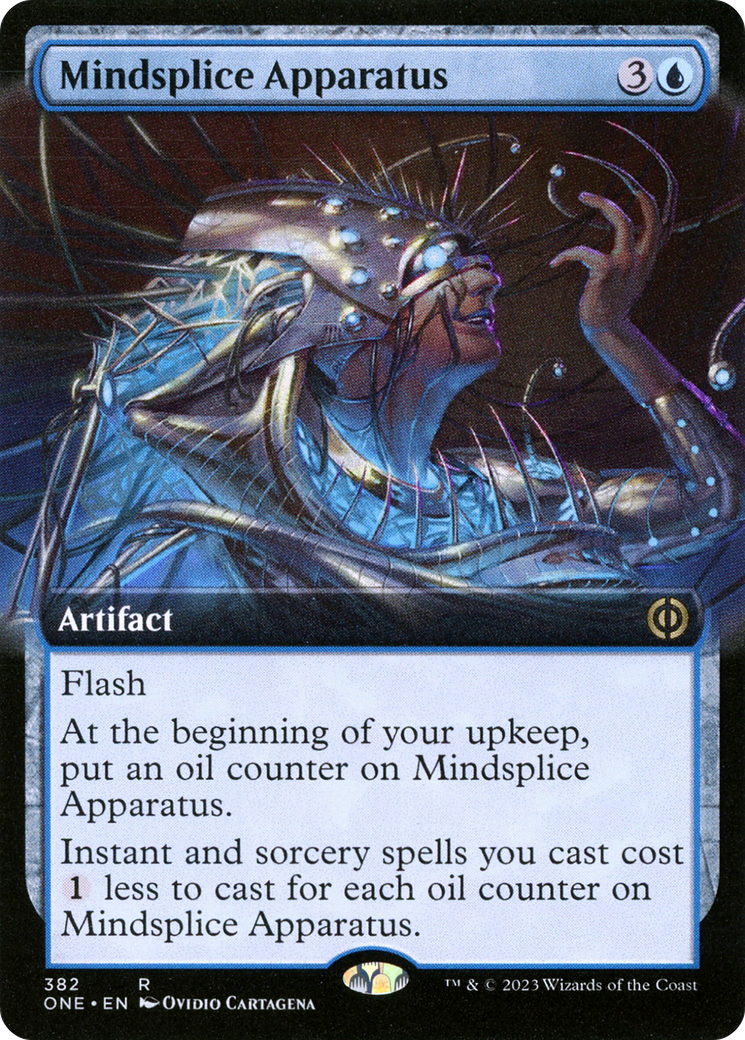 Mindsplice Apparatus (Extended Art) [Phyrexia: All Will Be One] | Good Games Morley
