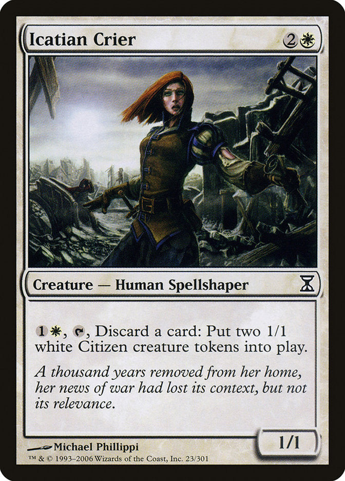 Icatian Crier [Time Spiral] | Good Games Morley