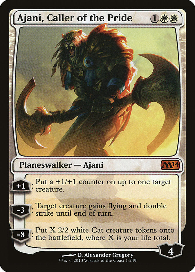 Ajani, Caller of the Pride [Magic 2014] | Good Games Morley