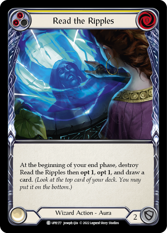 Read the Ripples (Yellow) [UPR177] (Uprising)  Rainbow Foil | Good Games Morley