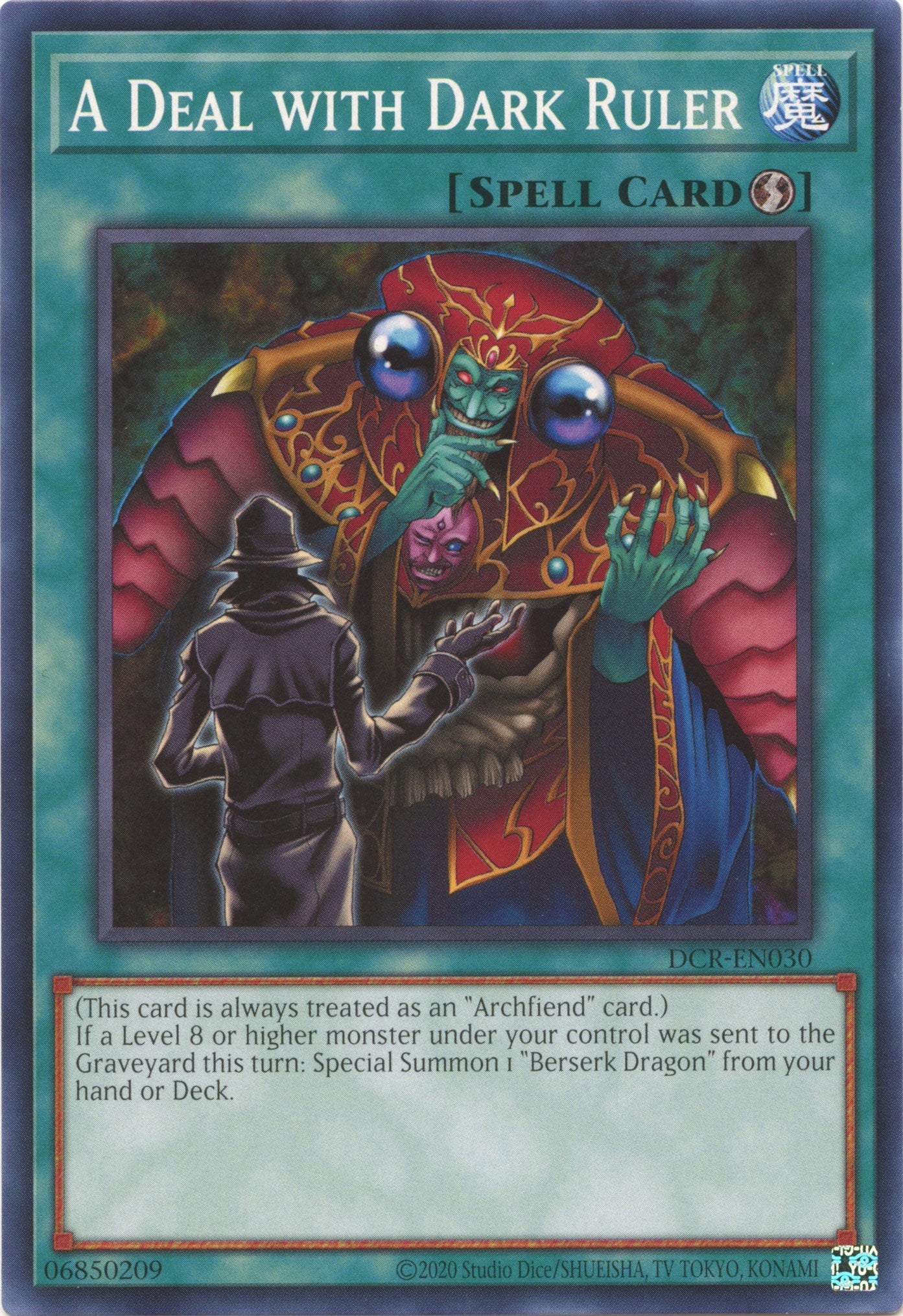 A Deal with Dark Ruler (25th Anniversary) [DCR-EN030] Common | Good Games Morley