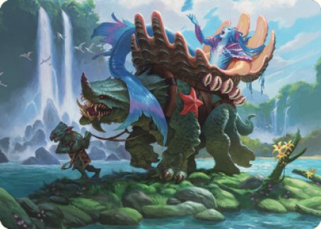 Vodalian Mindsinger Art Card [Dominaria United Art Series] | Good Games Morley