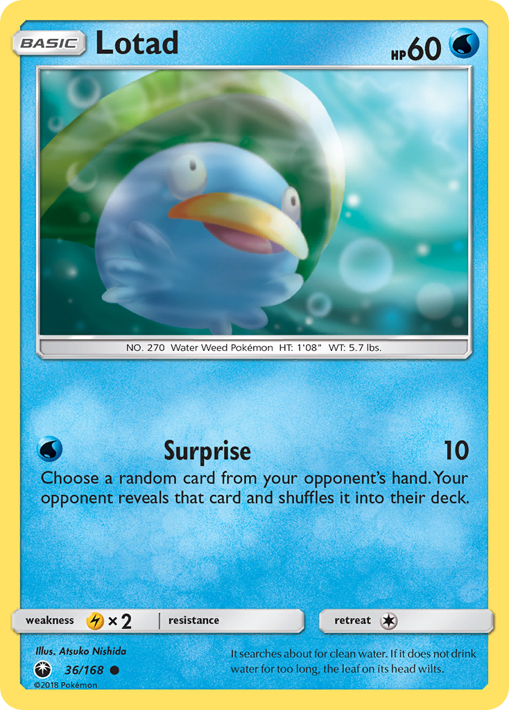 Lotad (36/168) [Sun & Moon: Celestial Storm] | Good Games Morley