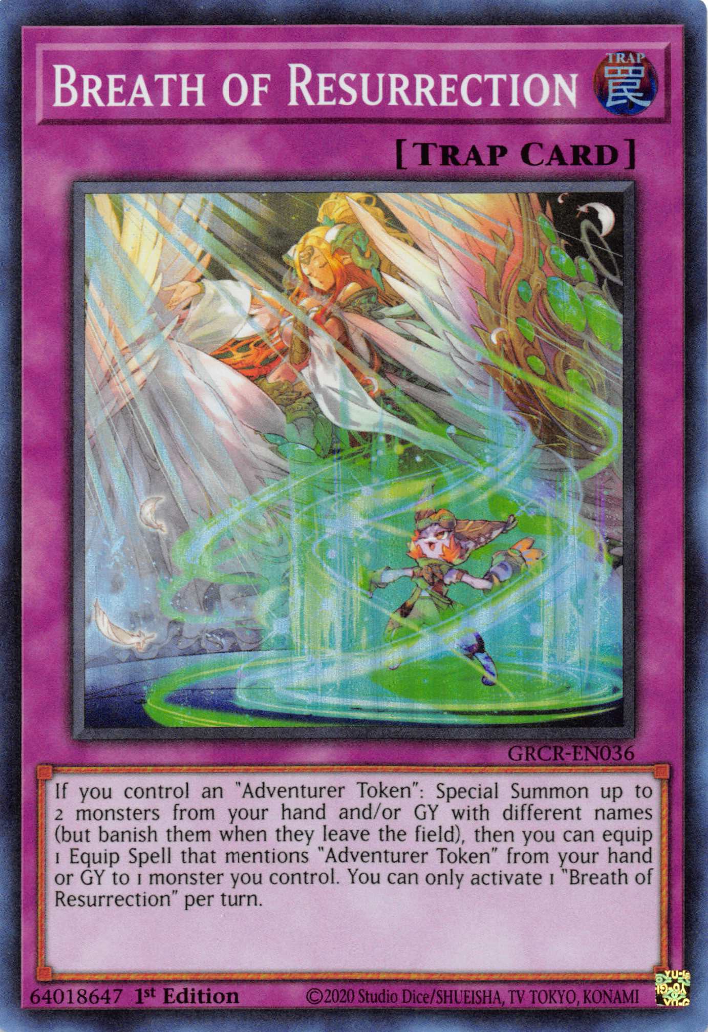 Breath of Resurrection [GRCR-EN036] Super Rare | Good Games Morley