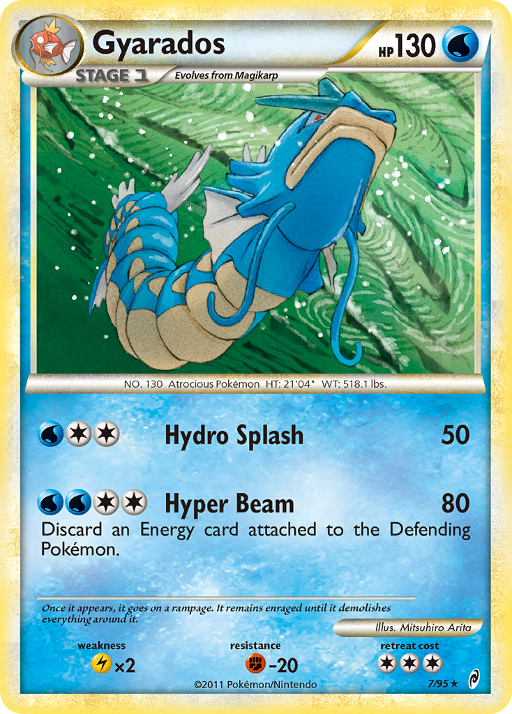 Gyarados (7/95) [HeartGold & SoulSilver: Call of Legends] | Good Games Morley