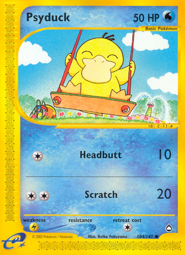 Psyduck (104/147) [Aquapolis] | Good Games Morley
