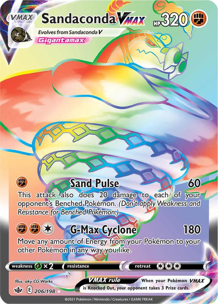 Sandaconda VMAX (206/198) [Sword & Shield: Chilling Reign] | Good Games Morley