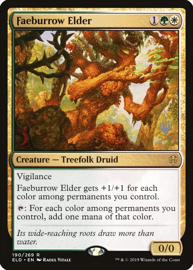 Faeburrow Elder (Promo Pack) [Throne of Eldraine Promos] | Good Games Morley