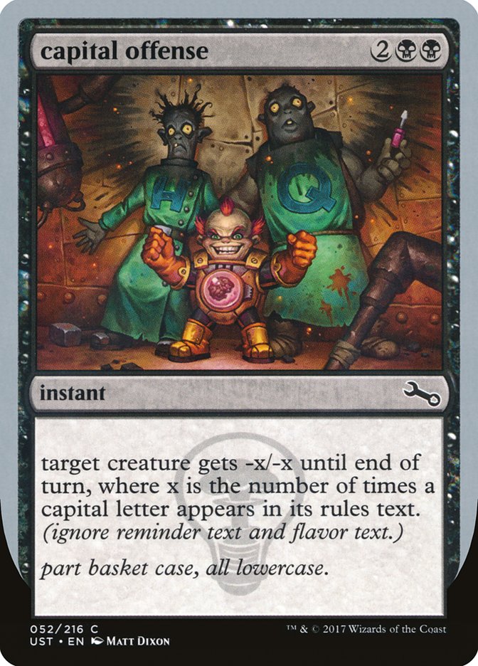 capital offense [Unstable] | Good Games Morley