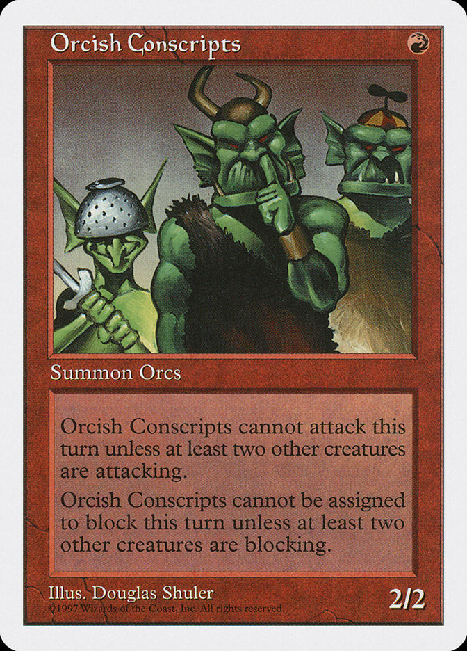 Orcish Conscripts [Fifth Edition] | Good Games Morley