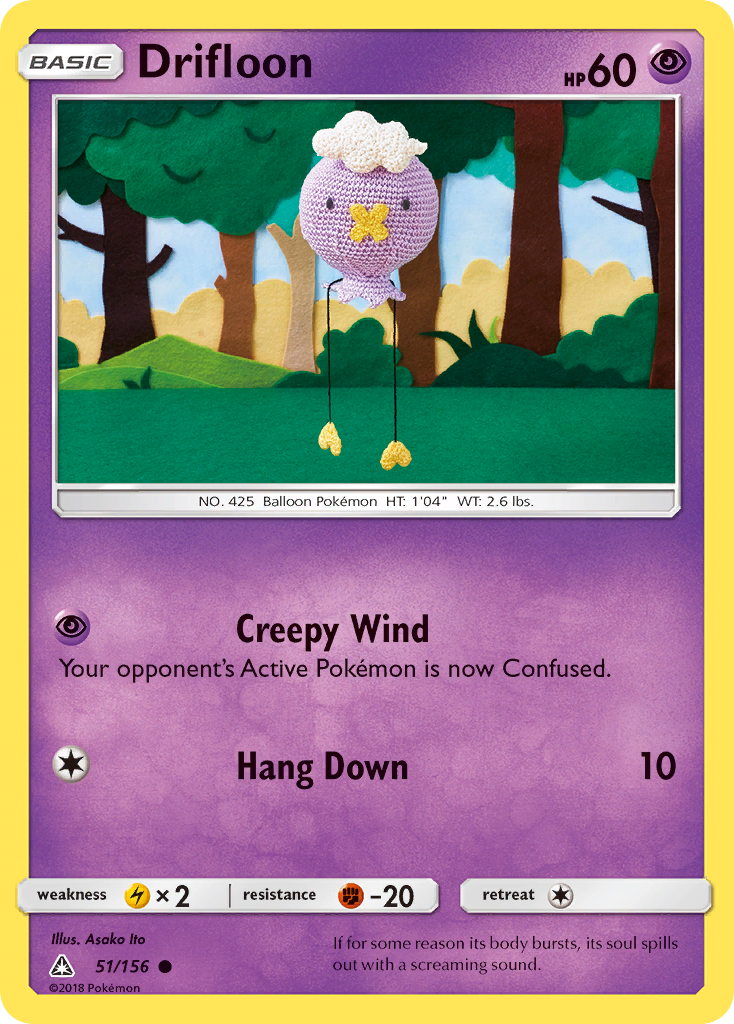 Drifloon (51/156) [Sun & Moon: Ultra Prism] | Good Games Morley