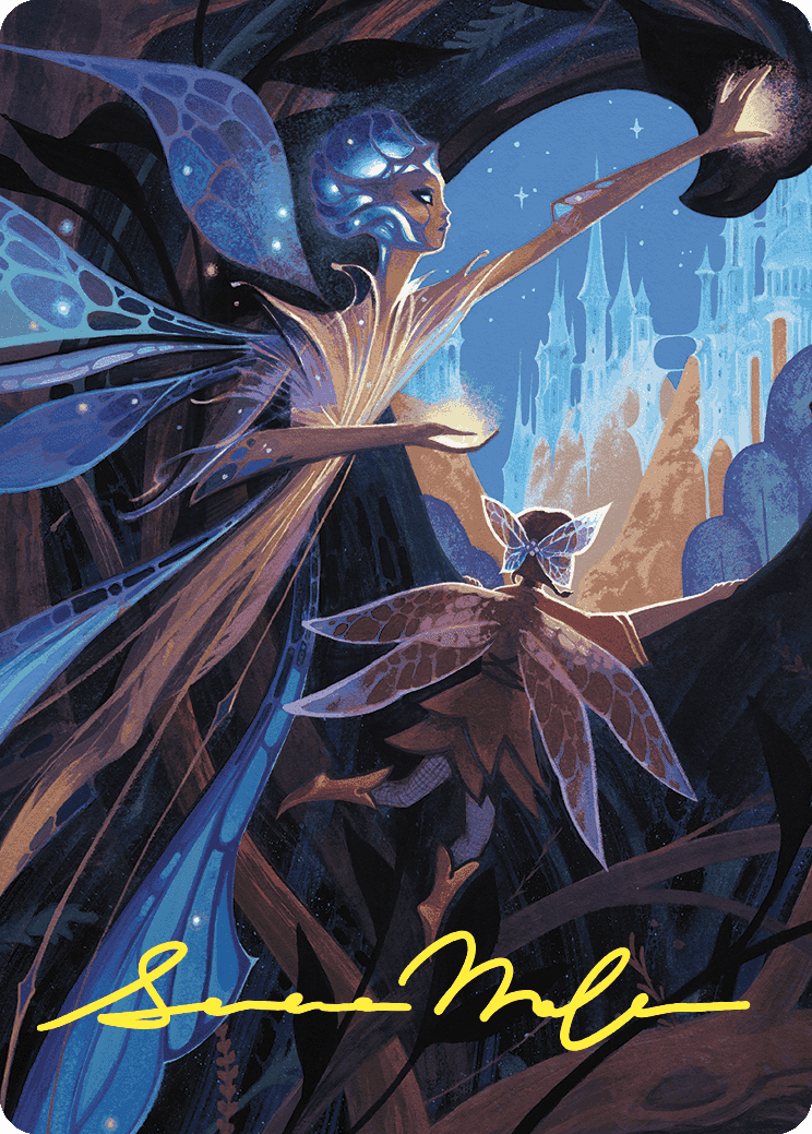 Kindred Discovery Art Card (Gold-Stamped Signature) [Wilds of Eldraine Art Series] | Good Games Morley