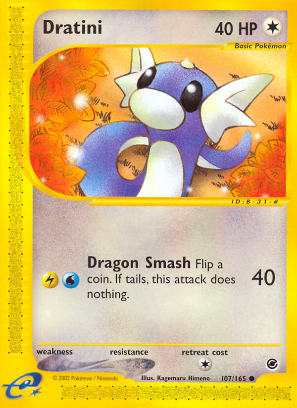 Dratini (107/165) [Expedition: Base Set] | Good Games Morley