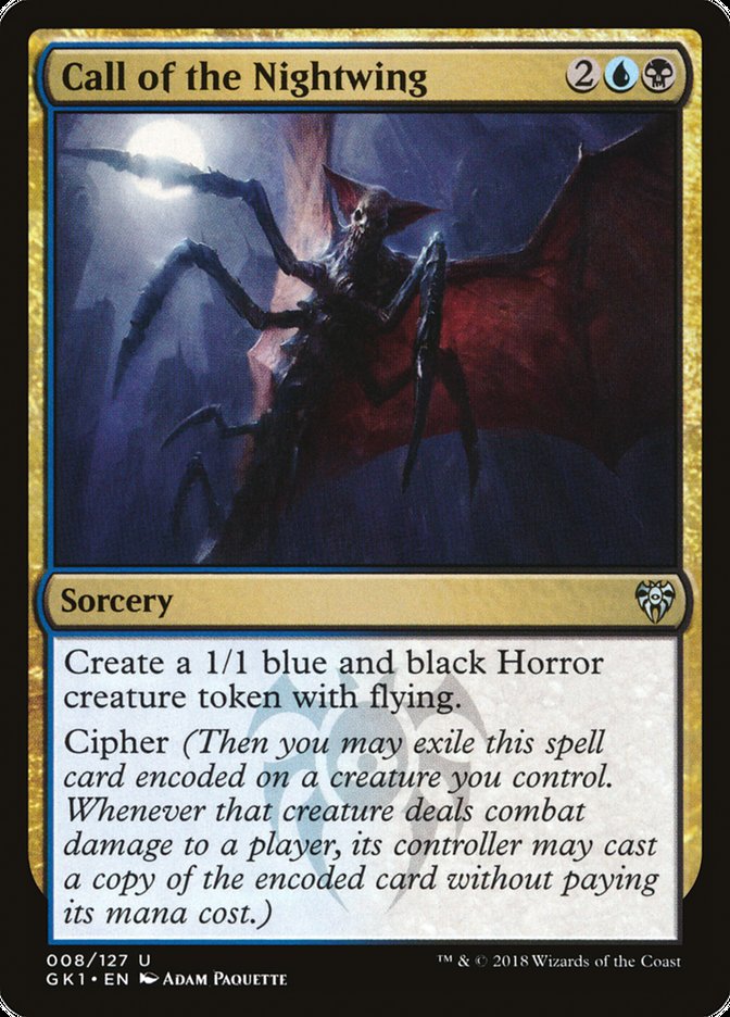Call of the Nightwing [Guilds of Ravnica Guild Kit] | Good Games Morley