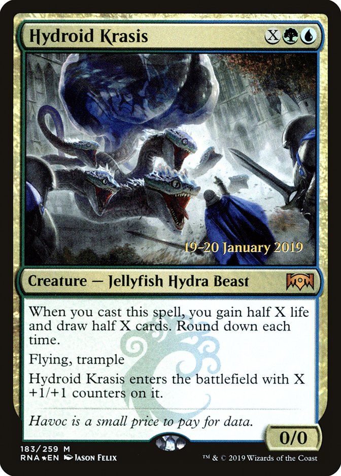 Hydroid Krasis [Ravnica Allegiance Prerelease Promos] | Good Games Morley