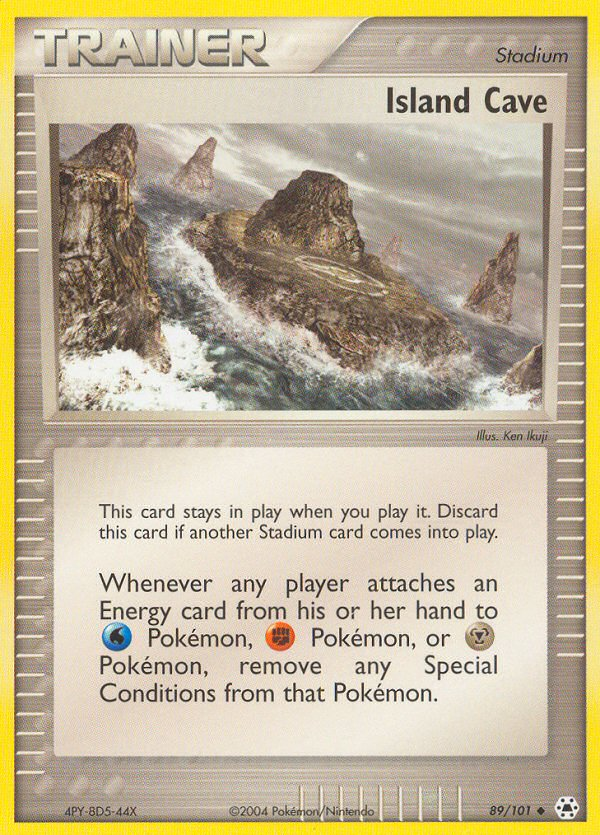 Island Cave (89/101) [EX: Hidden Legends] | Good Games Morley