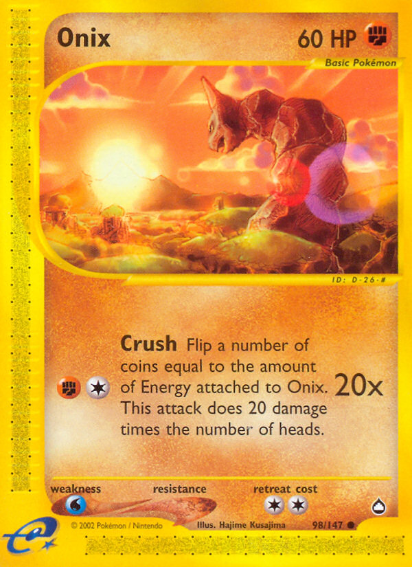 Onix (98/147) [Aquapolis] | Good Games Morley