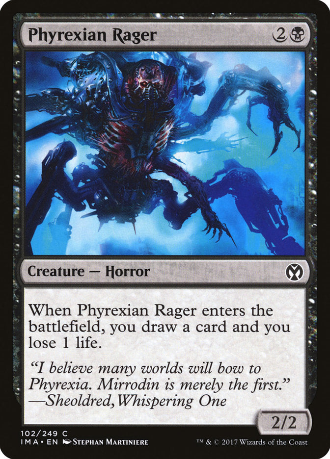 Phyrexian Rager [Iconic Masters] | Good Games Morley