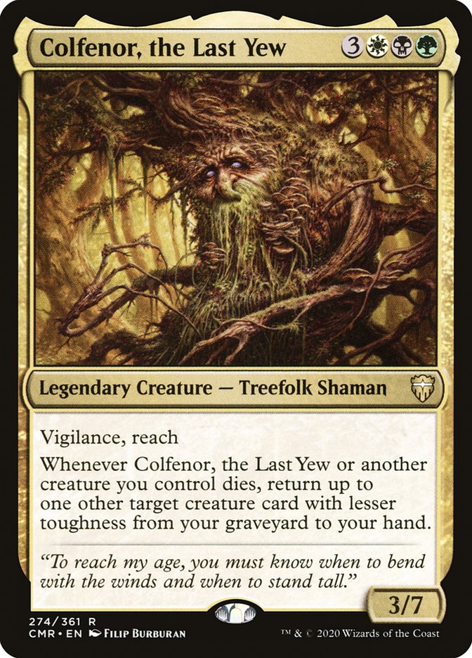 Colfenor, the Last Yew [Commander Legends] | Good Games Morley