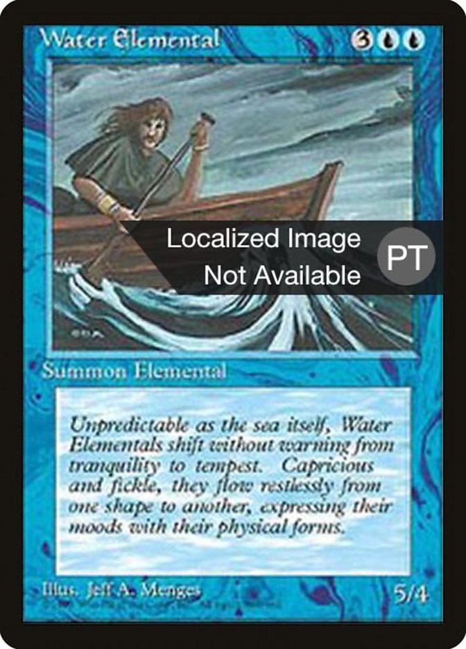 Water Elemental [Fourth Edition (Foreign Black Border)] | Good Games Morley