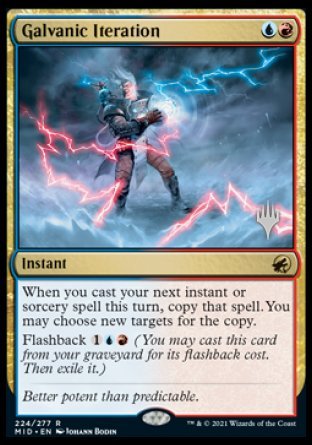 Galvanic Iteration (Promo Pack) [Innistrad: Midnight Hunt Promos] | Good Games Morley