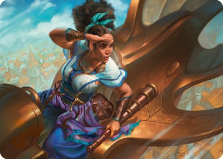Talas Lookout Art Card [Dominaria United Art Series] | Good Games Morley
