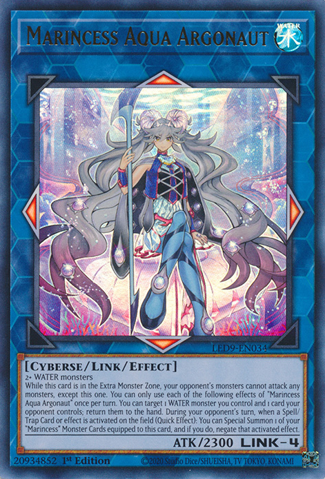 Marincess Aqua Argonaut [LED9-EN034] Ultra Rare | Good Games Morley