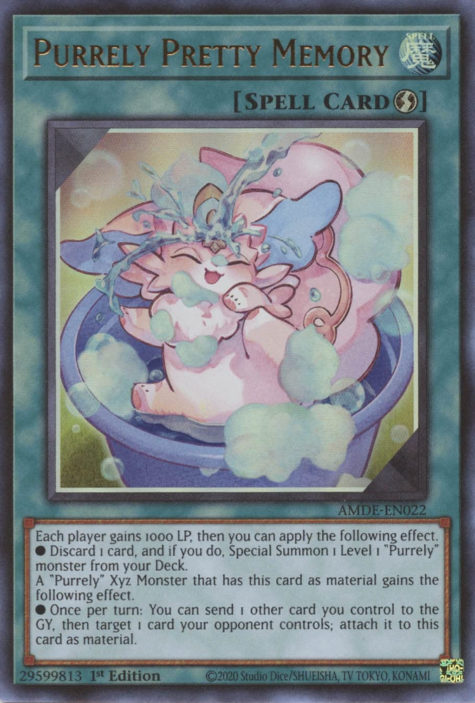 Purrely Pretty Memory [AMDE-EN022] Ultra Rare | Good Games Morley